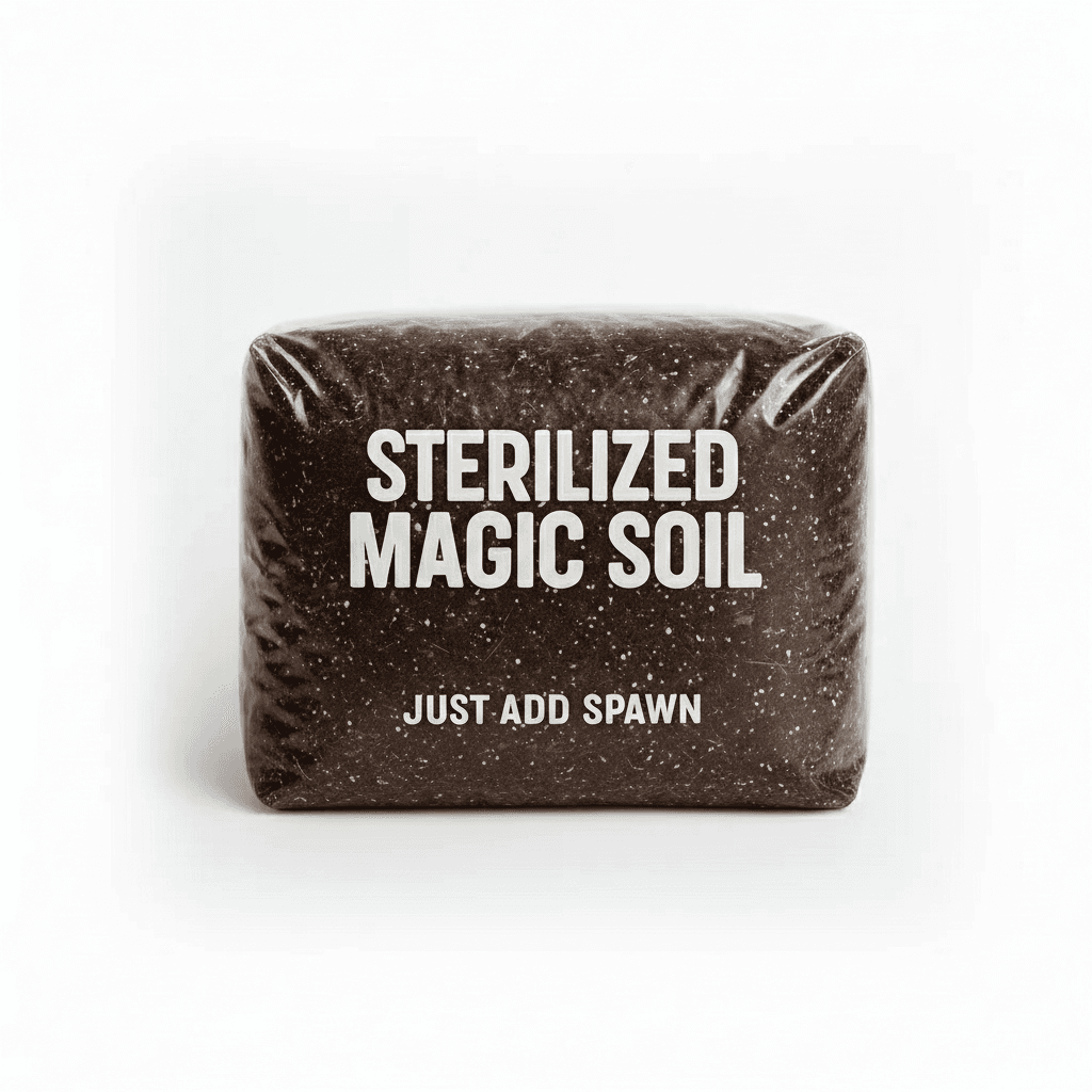 Sterilized Magic Soil case of 6 - bulk manure substrate