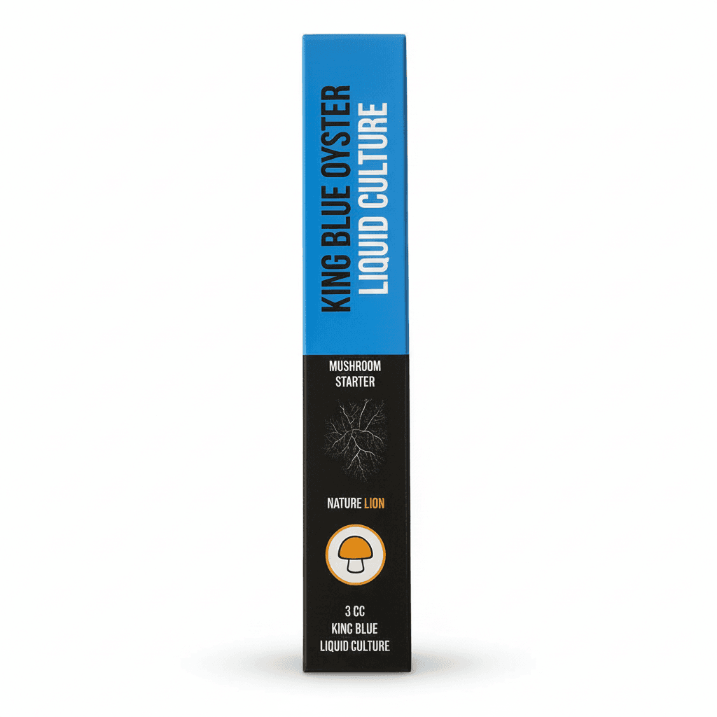 King Blue Oyster Mushroom Liquid Culture 3cc product photo