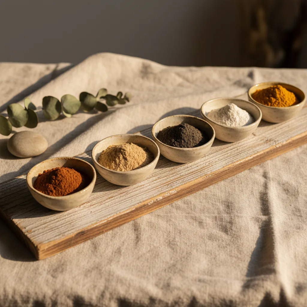 Five mushroom species used in a multi-mushroom blend