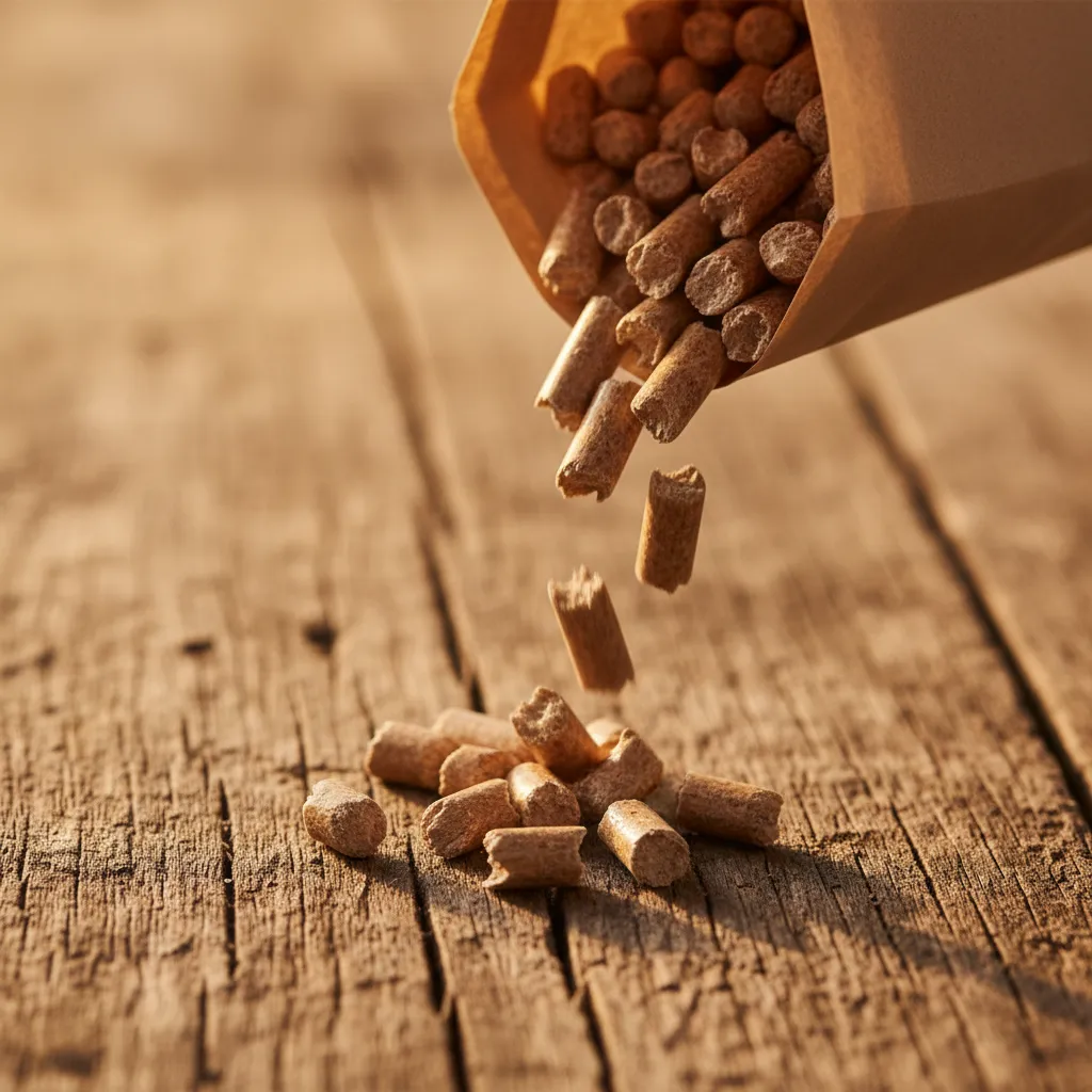 Hardwood fuel pellets — an affordable and effective mushroom substrate