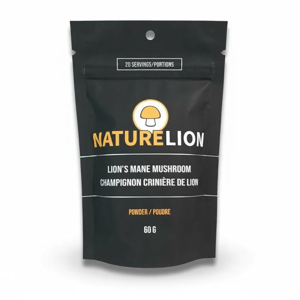 Lion's Mane Powder — 60g (Retail Pouch)