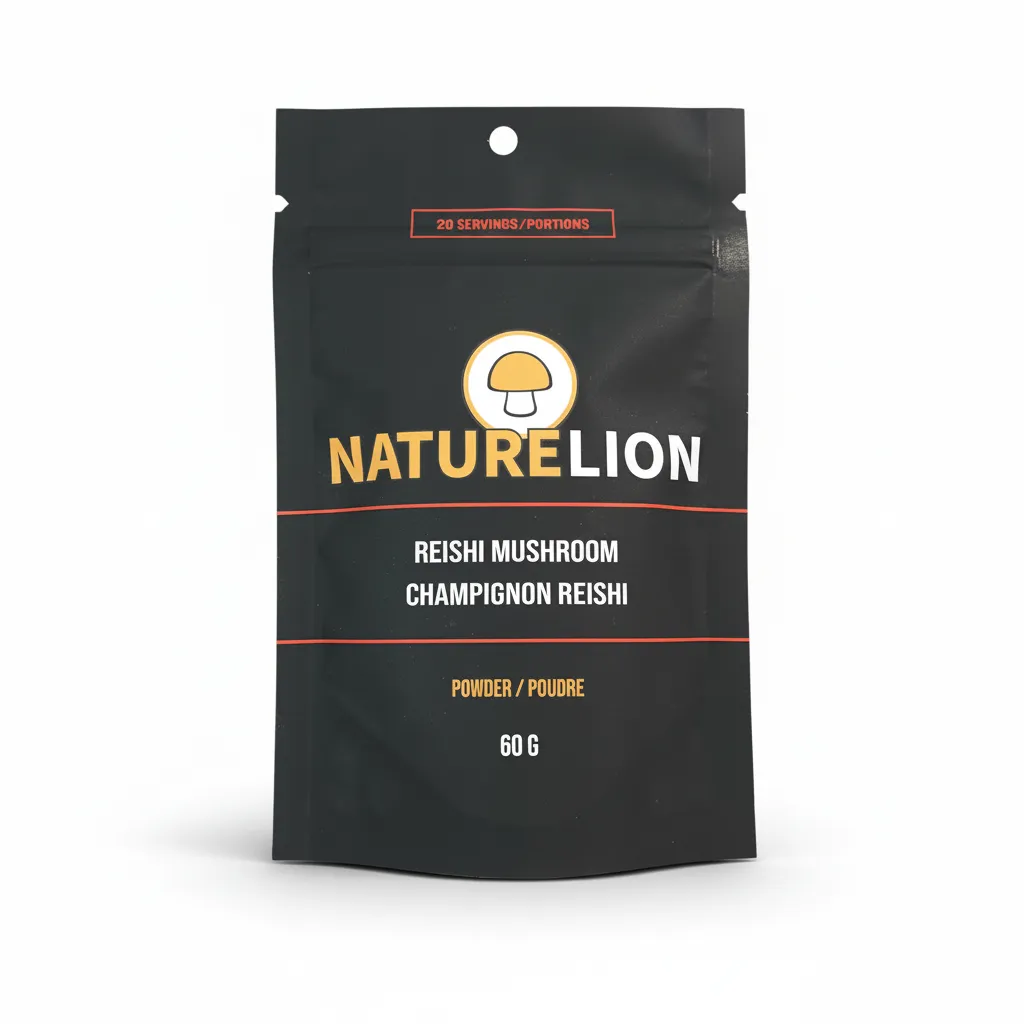 Reishi Powder — 60g (Retail Pouch)